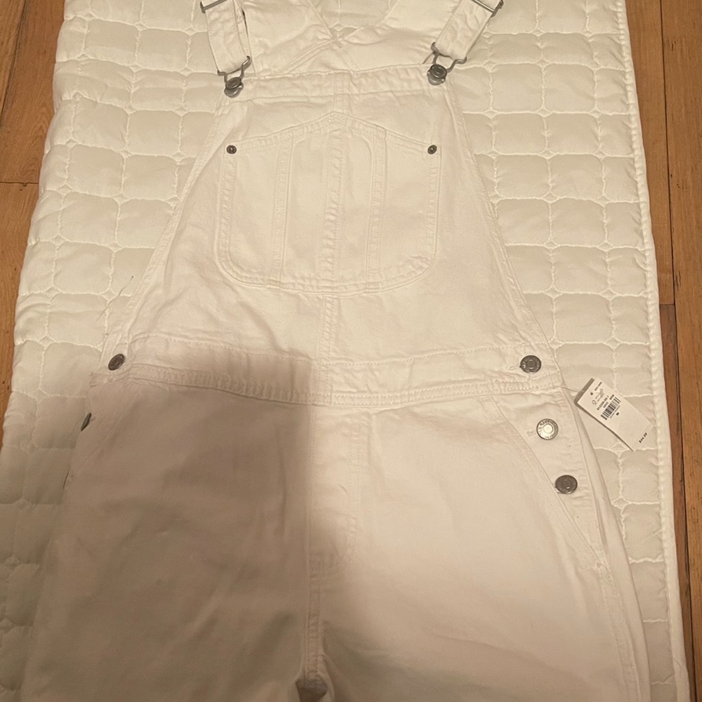 Old Navy White Medium Overalls